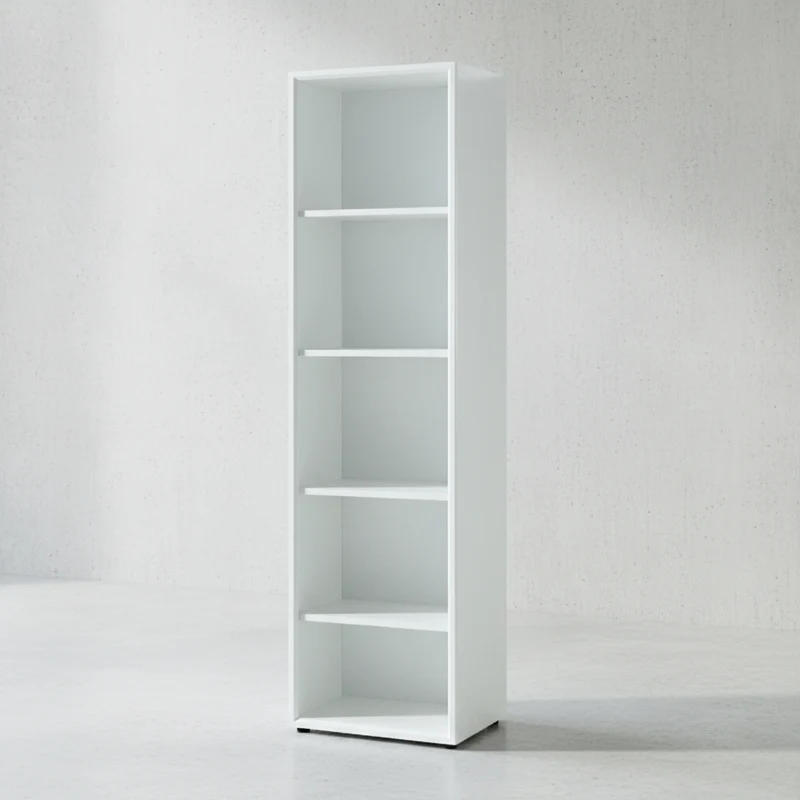 Büro-Set 3-teilig | 210cm breit Glasfront | 2 Schrank Abschließbar & Regal