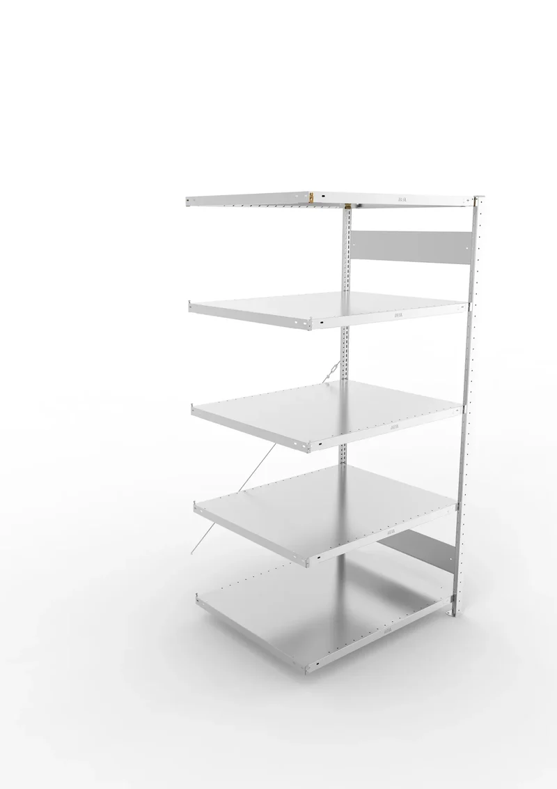 Fachbodenregal META Clip Anbauregal – 230 kg Fachlast