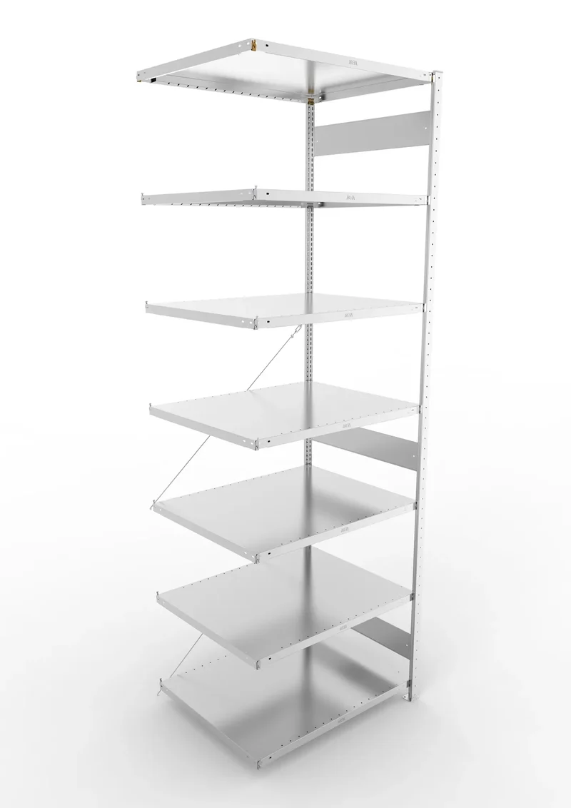 Fachbodenregal META Clip Anbauregal – 230 kg Fachlast