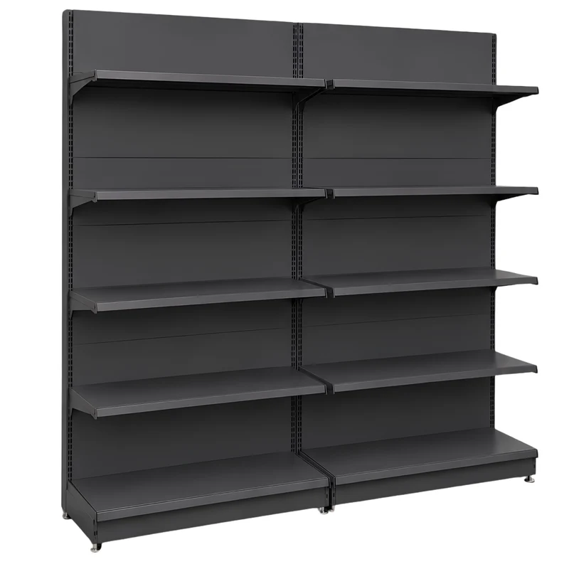 InhandKraft® Wandregal für Kiosk & Laden - Modul 120 cm - Anthrazit