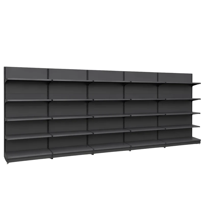 InhandKraft® Wandregal für Kiosk & Laden - Modul 120 cm - Anthrazit