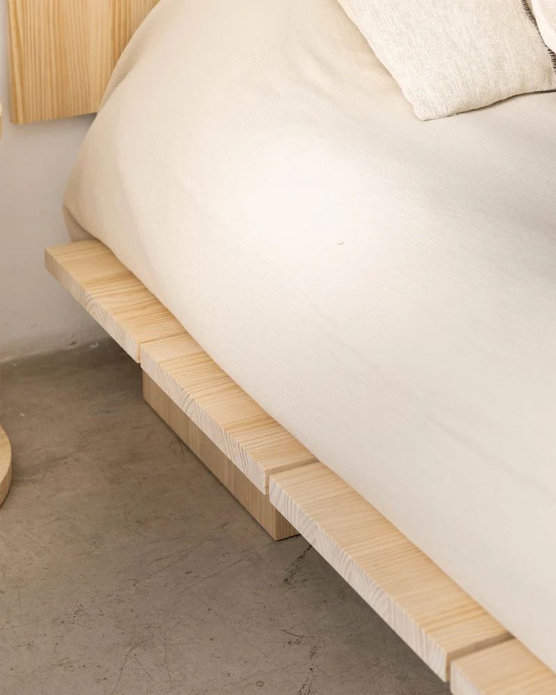 Serena solid wood bed 99, 133, 166 and 200 cm