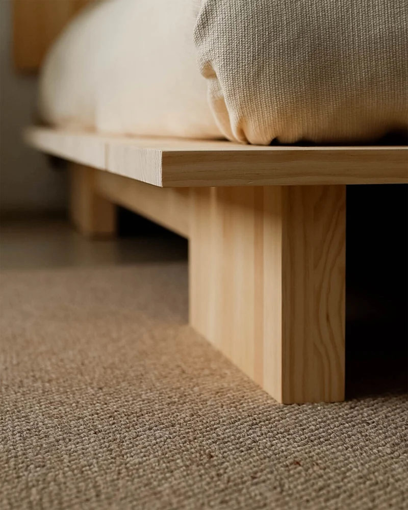 Serena solid wood bed 99, 133, 166 and 200 cm