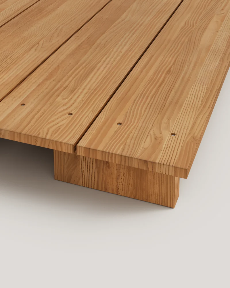 Serena solid wood bed 99, 133, 166 and 200 cm