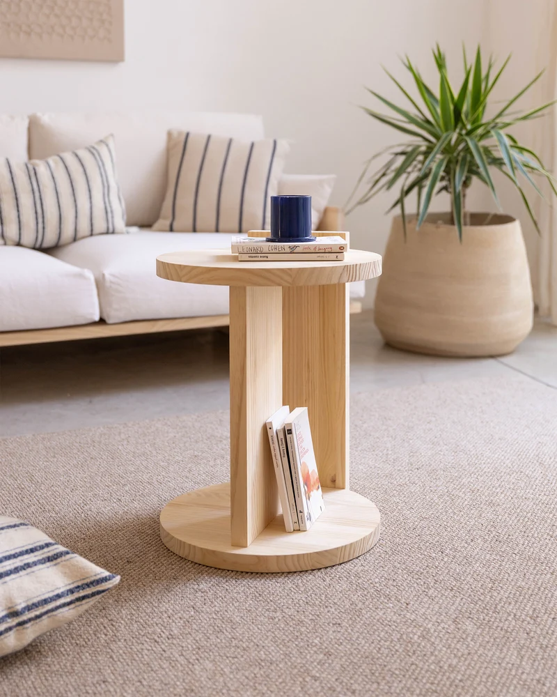 Solid wood table Comte, 40 cm