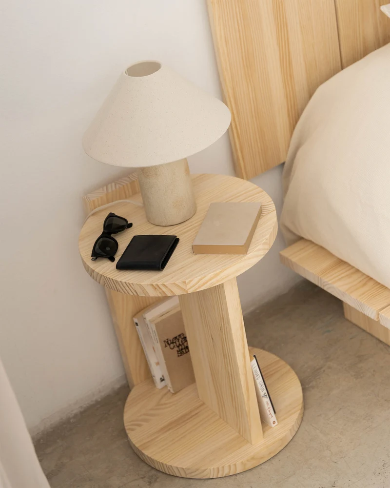 Solid wood table Comte, 40 cm