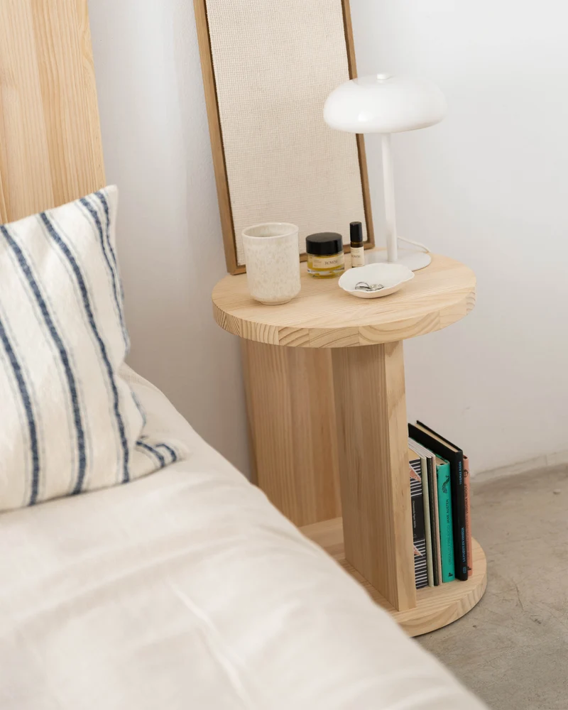 Solid wood table Comte, 40 cm