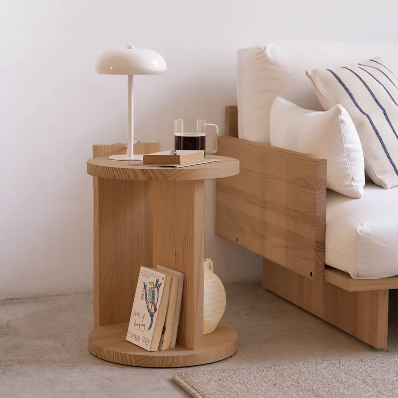 Solid wood table Comte, 40 cm