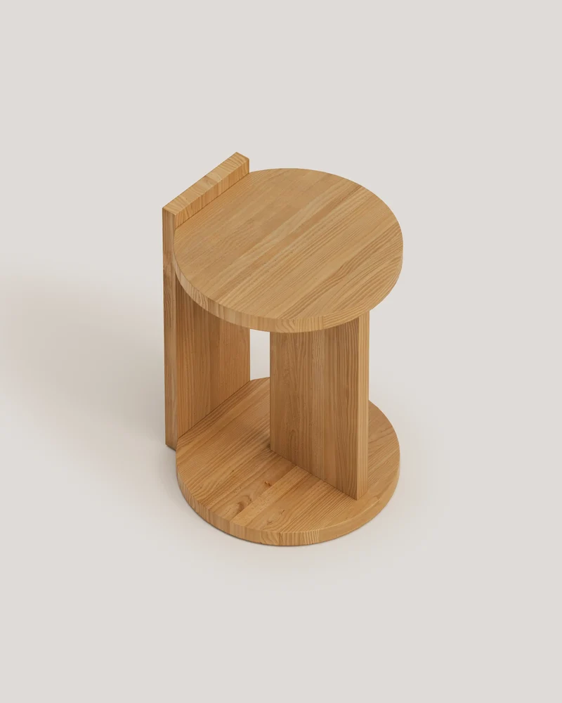 Solid wood table Comte, 40 cm
