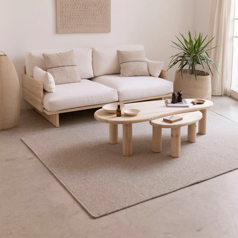 Fonda wool rug available in various sizes and colours
