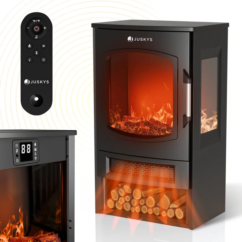 Elektrokaminofen 1800W mit Flammeneffekt