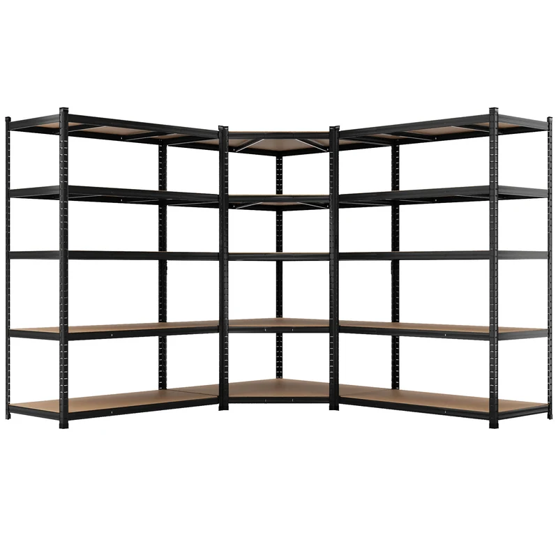 ALLSHELF Eckregal 2x 180x120x60cm + 1x 180x90x60cm