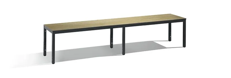 Sitzbank Basic Plus HxBxT 401x1960x353mm mit verschiedenen Dekoren