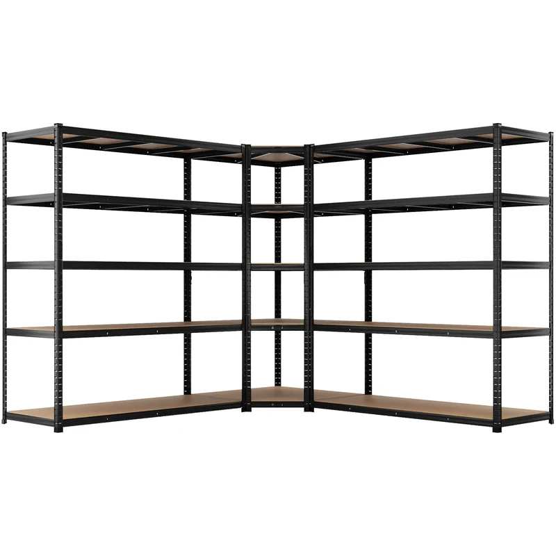 ALLSHELF Eckregal 2x 180x150x60cm + 1x 180x90x60cm