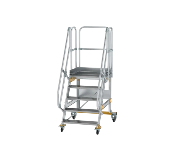 Plattformtreppe 60° fahrbar von MUNK Stufenbreite 800 mm