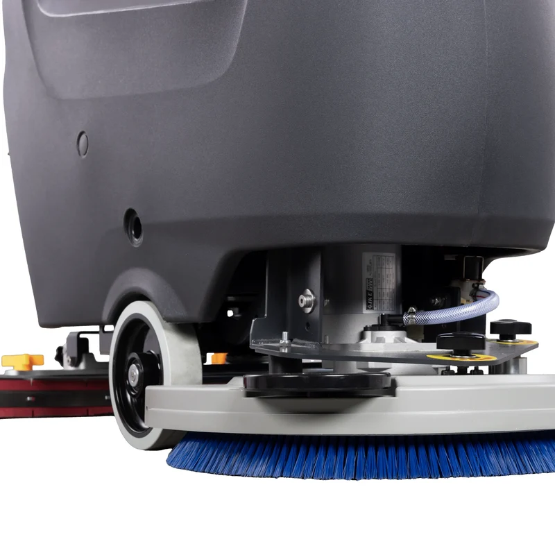 Handgeführte Scheuersaugmaschine SCRUBBER-S mit 530 mm Bürsten