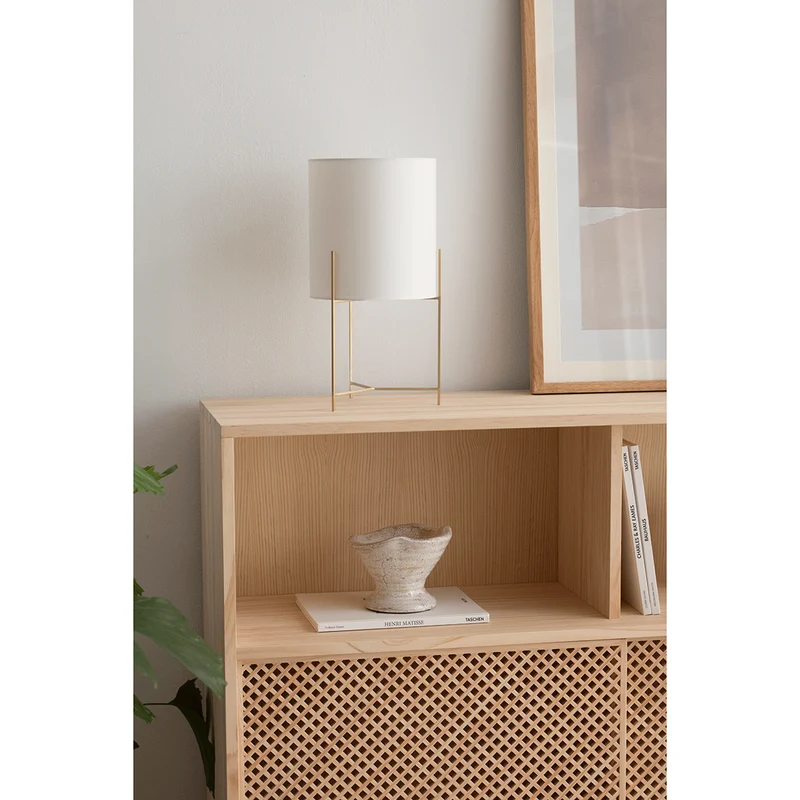 Cadaqués pine sideboard with 2 doors 120 cm