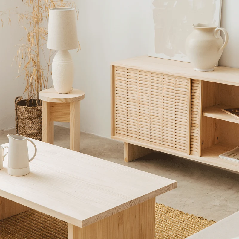 Pedrera sideboard in pine with 2 or 3 doors 180 cm