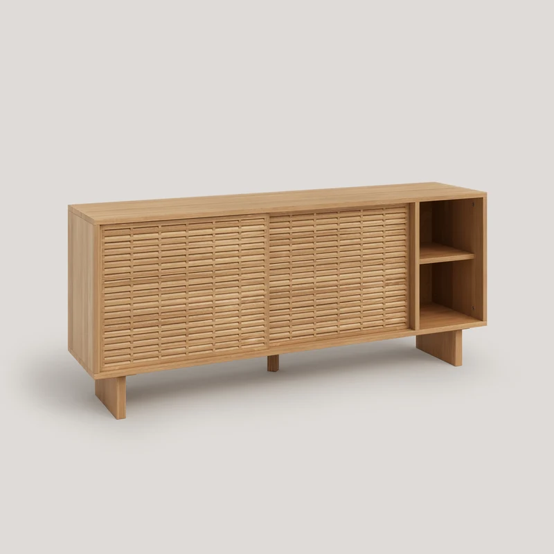 Sideboard Mahón in pine with 2 doors 150 cm