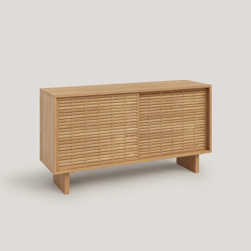 Cala pine sideboard with 2 doors 120 cm