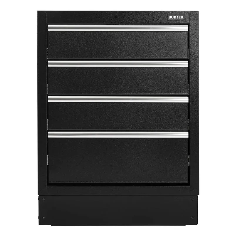 BUNKER Modular Floor Cabinet, 4 Drawer, 680mm