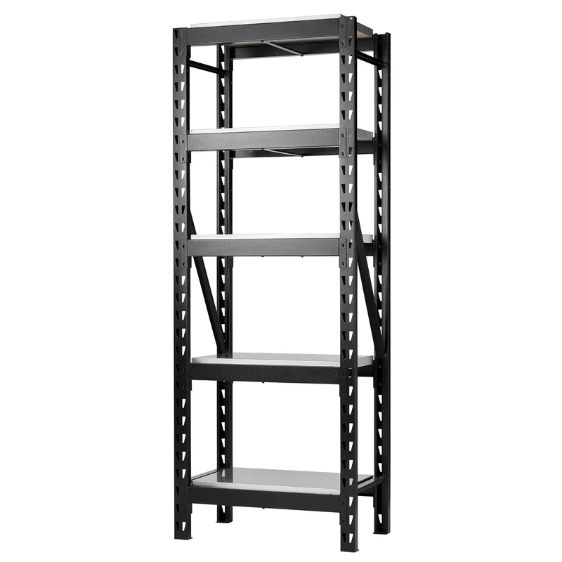 BUNKER 22 Piece Modular 5 Tier Racking with Shelving, 750mm