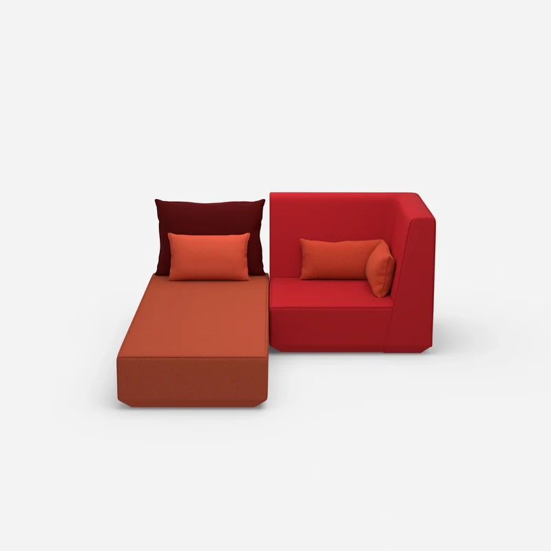 Schlafsofa mit Sessel