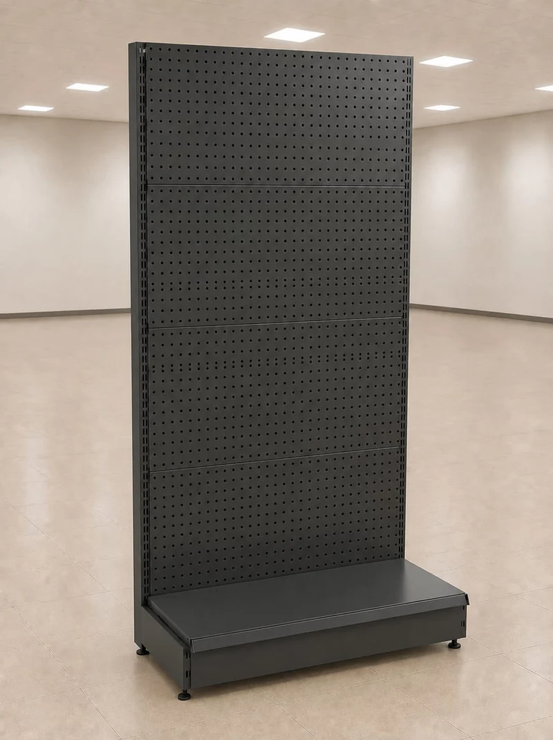 InhandKraft® Lochwandregal für Kiosk & Laden - Modul 95 cm - Anthrazit