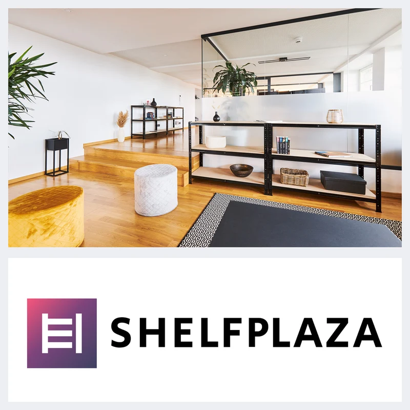 shelfplaza HOME Schwerlastregal 200x75x60 cm anthrazit mit 5 Böden