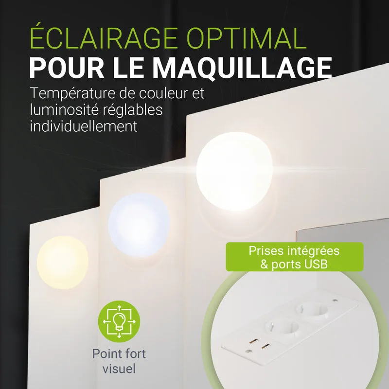 Schminktisch mit Spiegel Malia