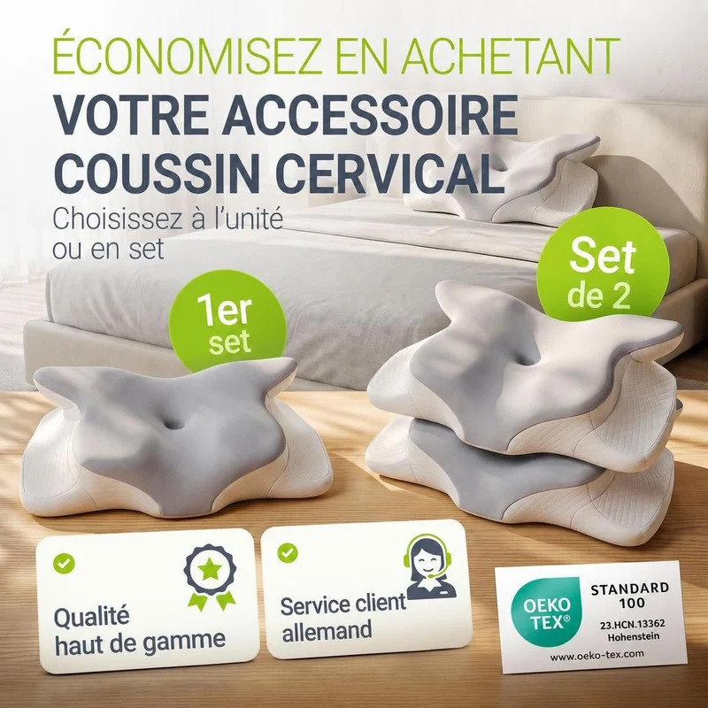 Nackenkissen orthopädisch aus Memory Foam