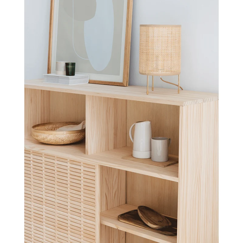 Sideboard Formentera pine with 2 doors 120 cm