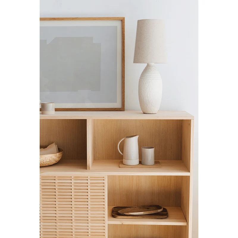 Sideboard Formentera pine with 2 doors 120 cm