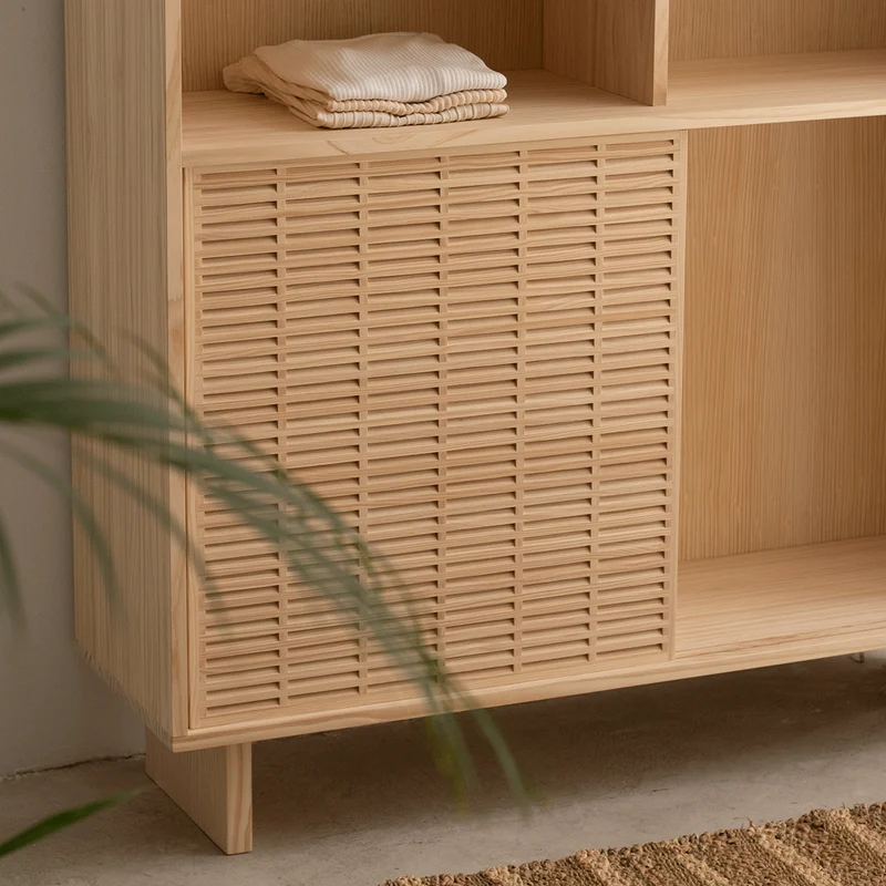 Sideboard Formentera pine with 2 doors 120 cm