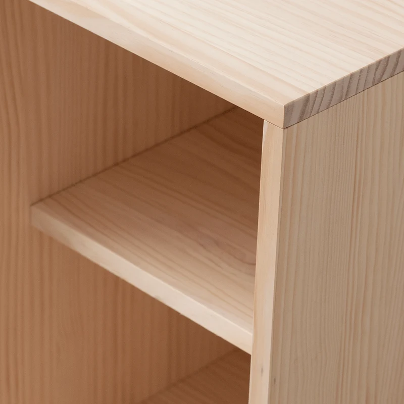 Gavina TV stand of pine with 2 mallorquina doors 170 cm
