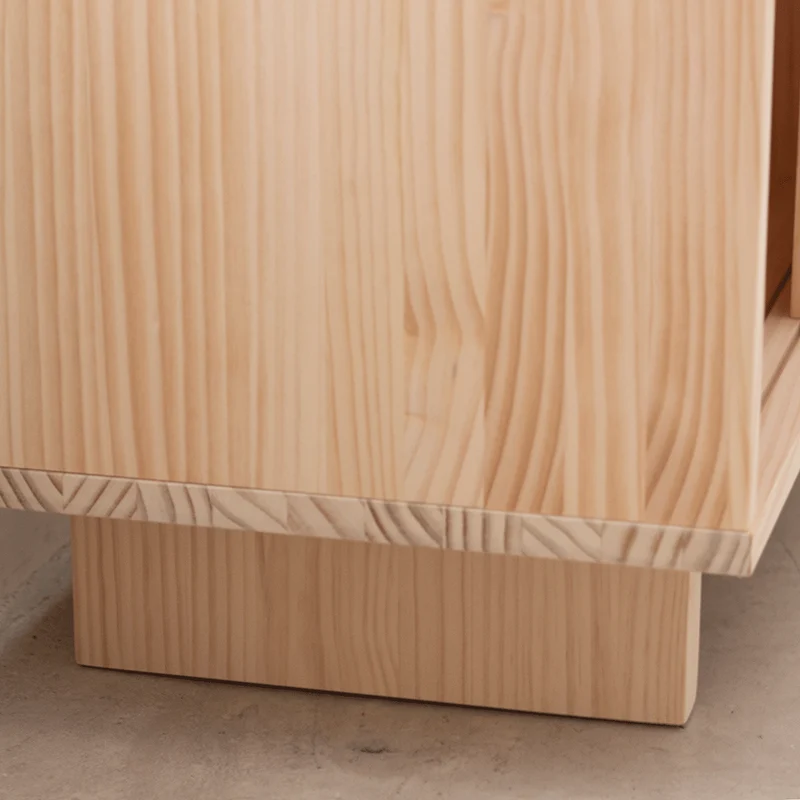 Gavina TV stand of pine with 2 mallorquina doors 170 cm