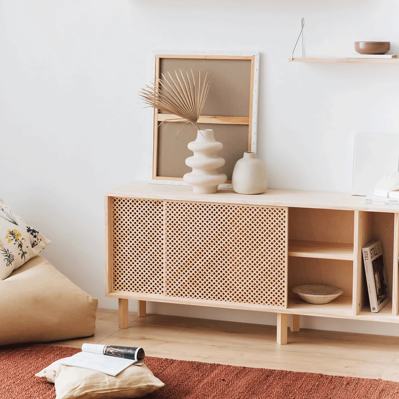 Sideboard Ambolo in pine with 2 doors 170 cm