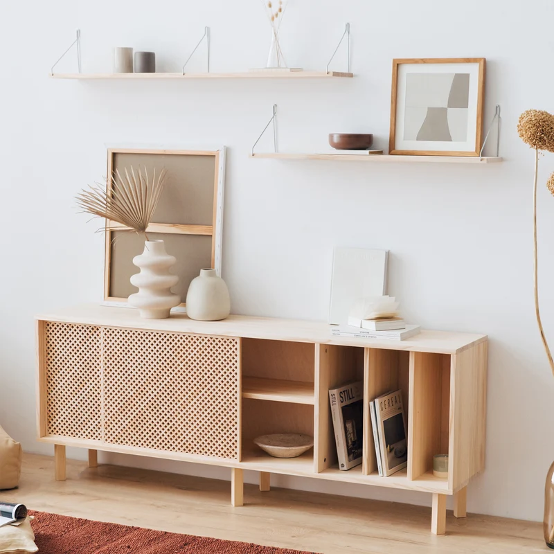 Sideboard Ambolo in pine with 2 doors 170 cm