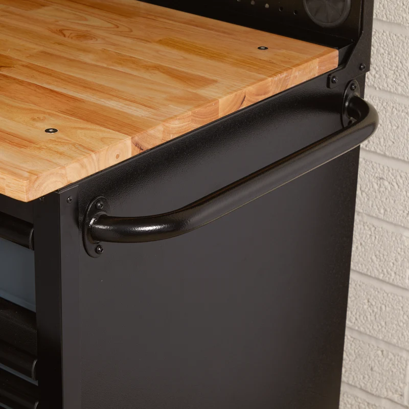BUNKER 10 Drawer Roller Workstation with Workbench, 56"