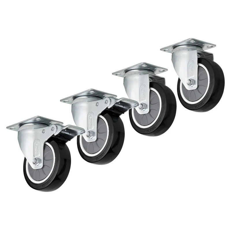 BUNKER 4 Piece Castor Wheel Set