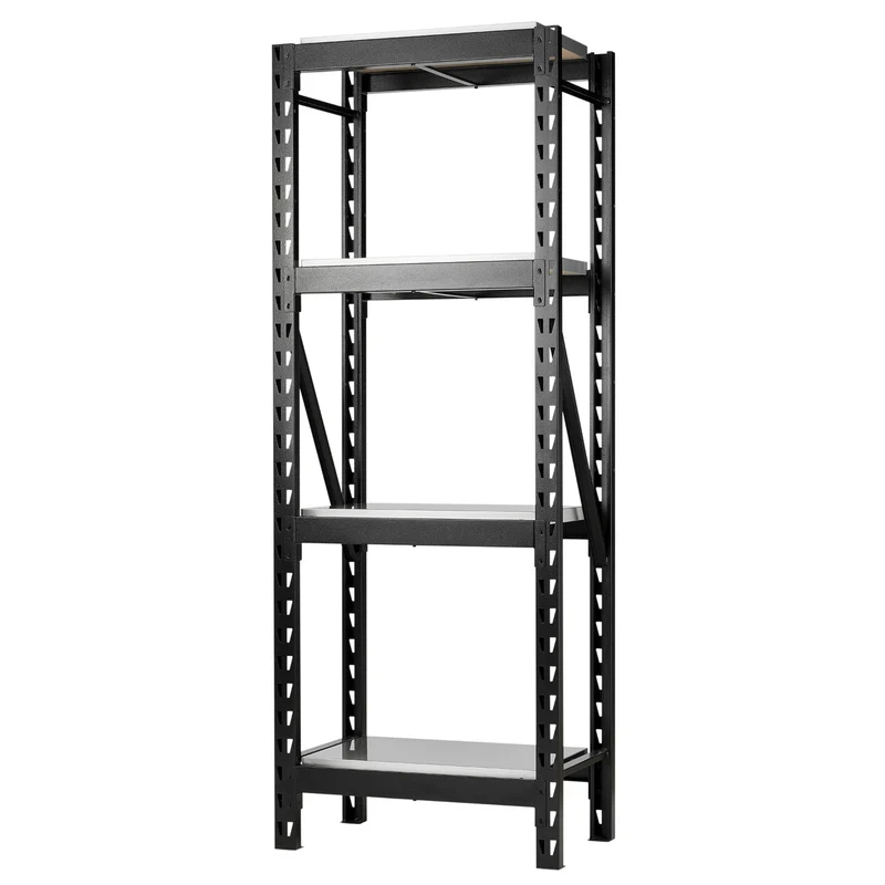BUNKER 21 Piece Modular 4 Tier Racking with Shelving, 750mm