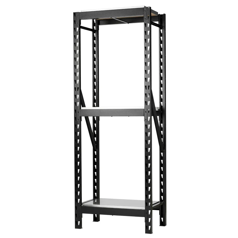 BUNKER 14 Piece Modular 3 Tier Racking with Shelving, 750mm