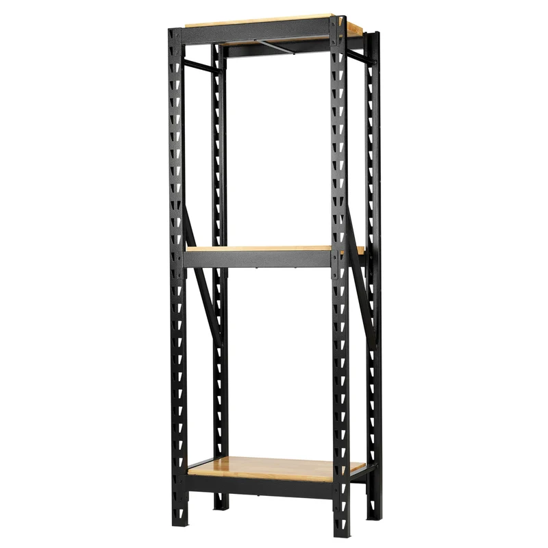 BUNKER 14 Piece Modular 3 Tier Racking with Shelving, 750mm