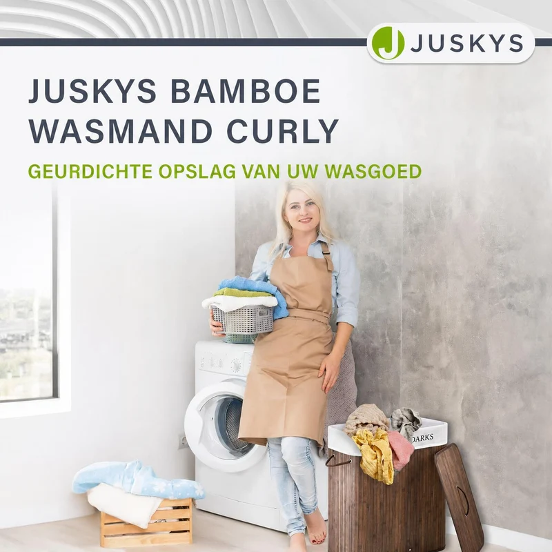 Bambus Wäschekorb Curly