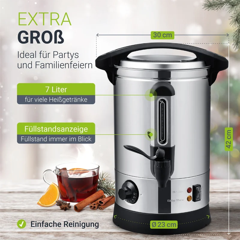 Glühweinkocher Teramo 7l oder 10l