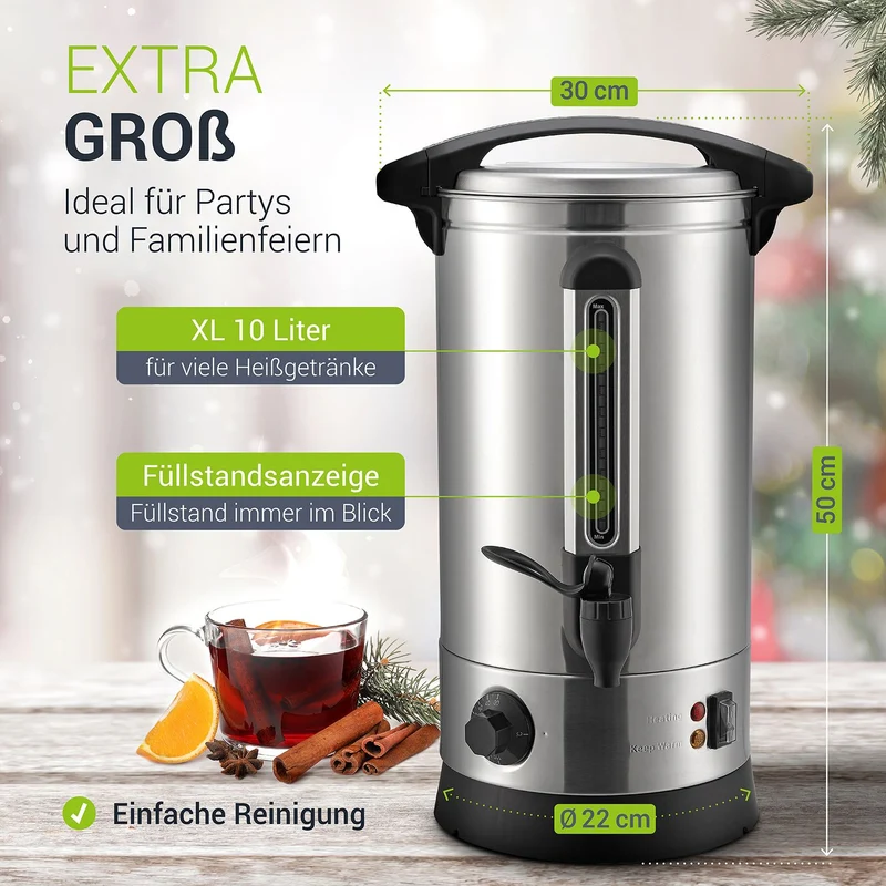 Glühweinkocher Teramo 7l oder 10l