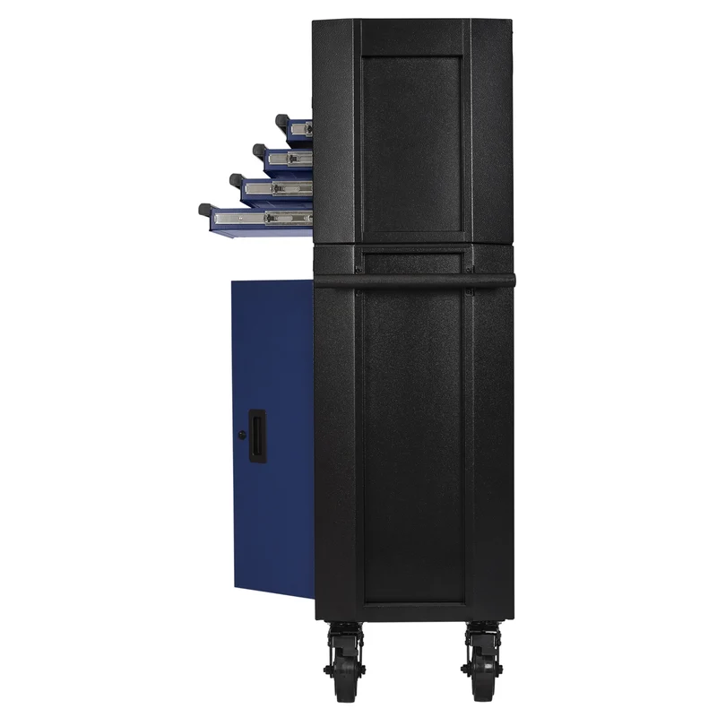 BUNKER 13 Drawer Combined Roller Cabinet and Tool Chest, 52", Blue