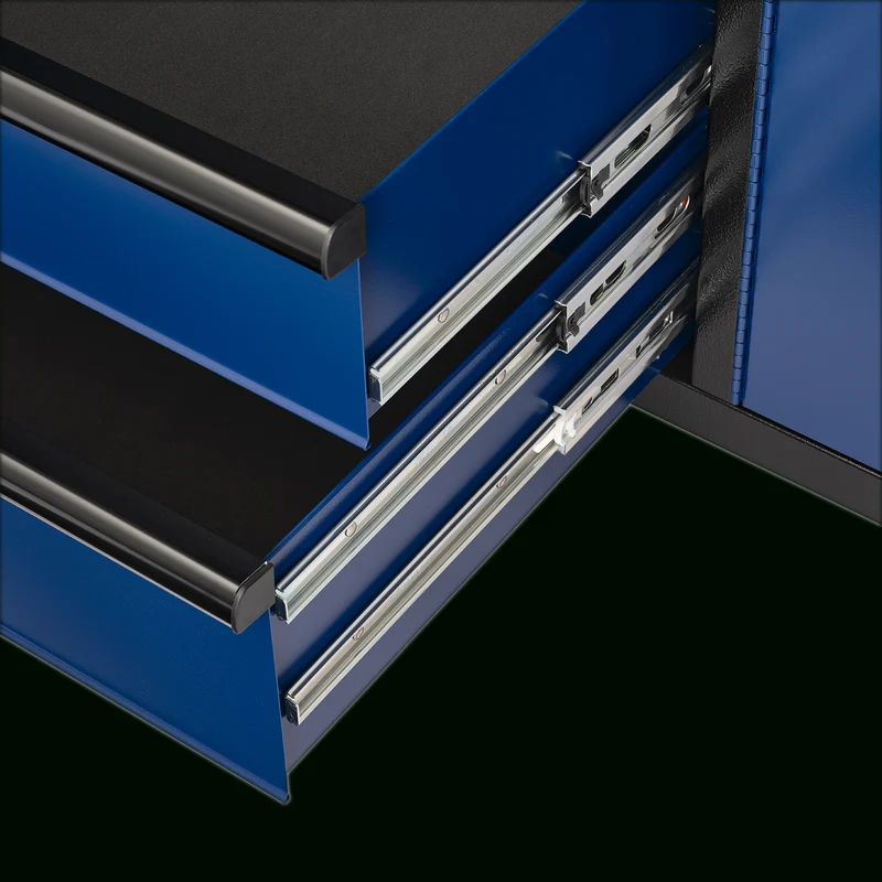 BUNKER 13 Drawer Combined Roller Cabinet and Tool Chest, 52", Blue