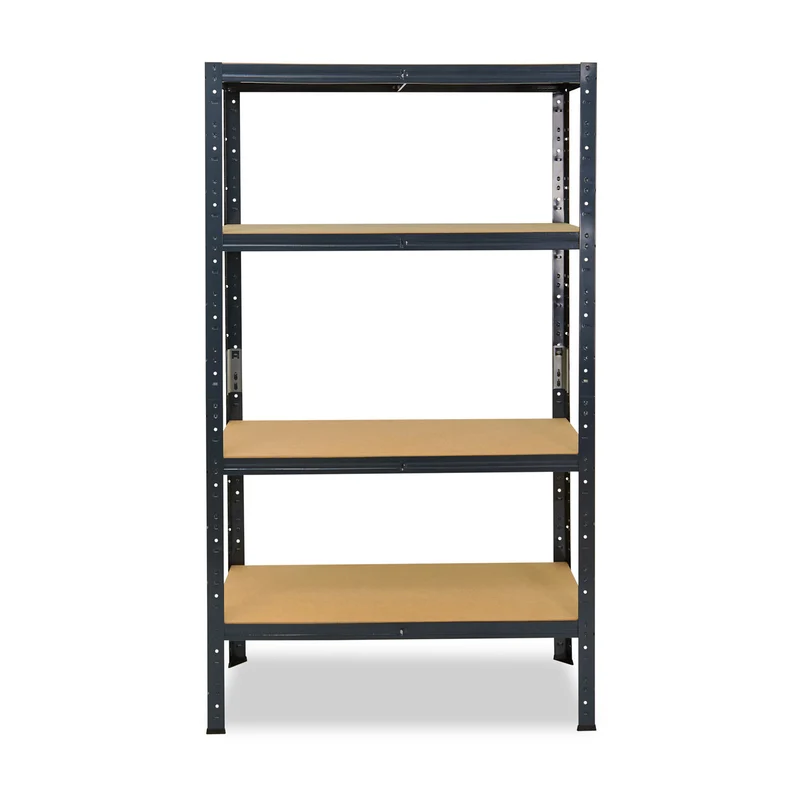 shelfplaza HOME Schwerlastregal 180x60x50 cm anthrazit mit 4 Böden