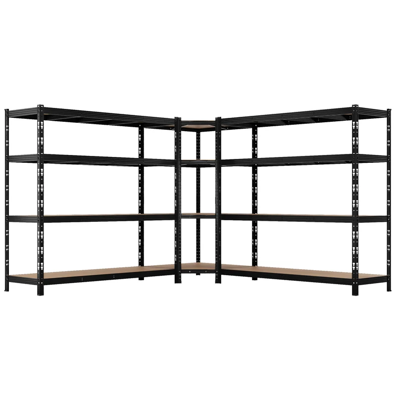 ALLSHELF Eckregal 2x 180x180x60cm + 1x 180x90x60cm
